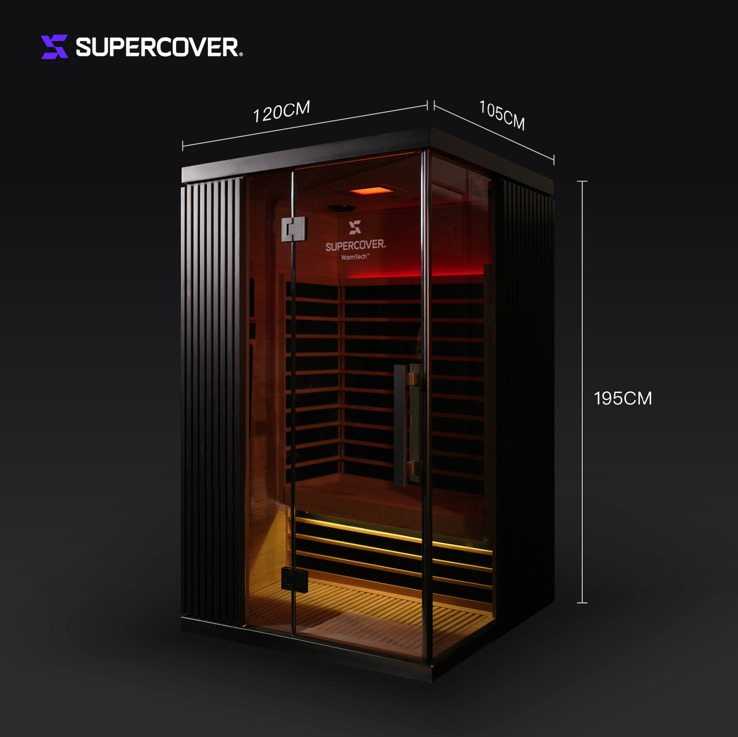 WarmTech™ Red Light & Infrared Sauna 1-2 Person